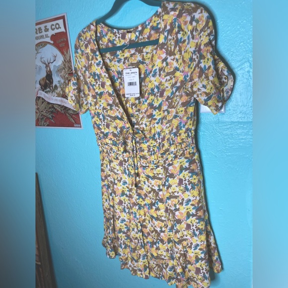NWT Free People “lily combo” size 8. Short sleeve lined, perfect for Spring! - Picture 2 of 8